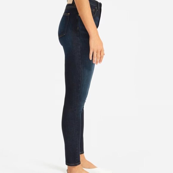 Everlane The Curvy High Rise Skinny Jean Cropped Size 25 - Picture 3 of 12